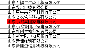 喜報！熱烈祝賀小鴨家電公司榮獲省級“專精特新”企業榮譽稱號！